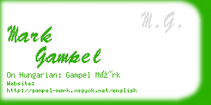 mark gampel business card